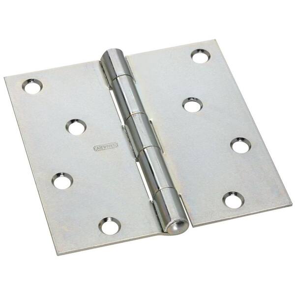 Stanley-National Hardware 4 in. x 4 in. Broad Hinge Non-Removable Pin