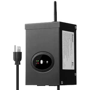 Smart Low Voltage 300-Watt Metal Landscape Lighting Transformer, Compatible with Alexa and Google Home