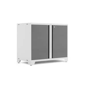 Pro Series Steel Freestanding Garage Cabinet in Platinum (42 in. W x 38 in. H x 22 in. D)