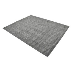 Ashton Contemporary Modern Dark Gray 9 ft. x 12 ft. Hand Loomed Area Rug