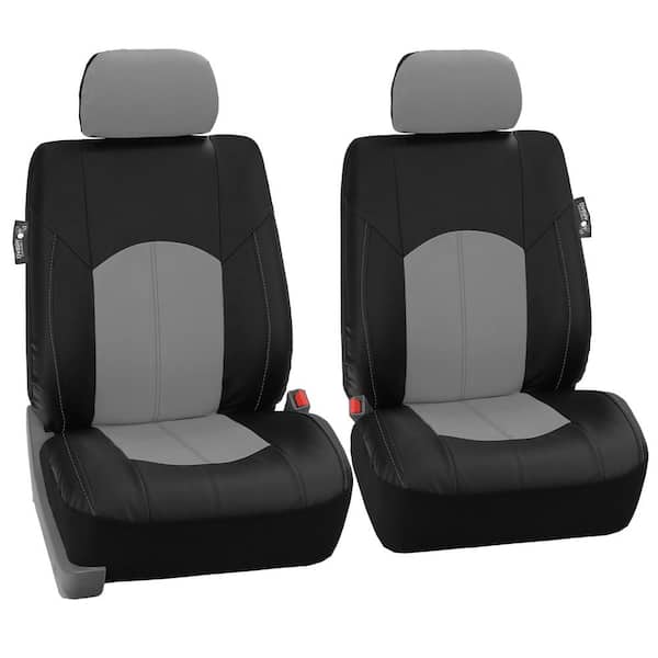 FH Group Premium PU Leather 15 in. x 12 in. x 6 in. Full Set Seat