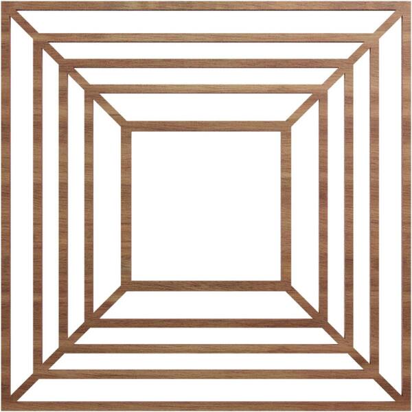 Ekena Millwork 0.375 in. x 5.875 in. x 16 in. Wood Medallion Moulding
