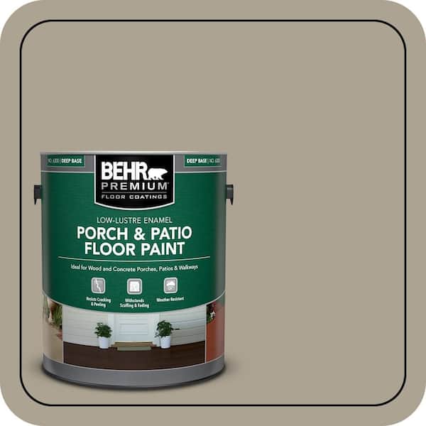 1 gal. #PFC-37 Putty Beige Low-Lustre Enamel Interior/Exterior Porch and Patio Floor Paint
