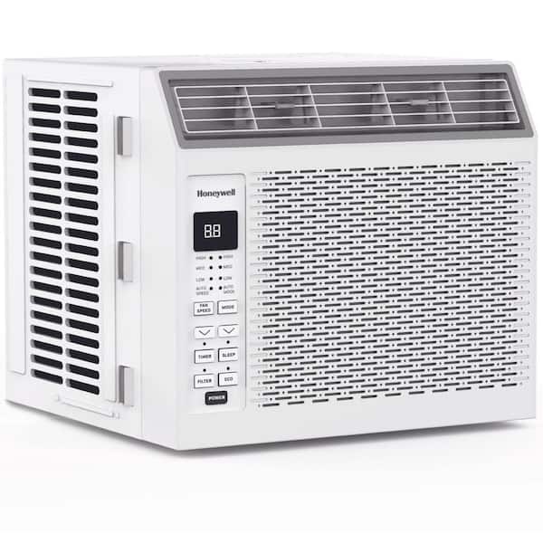 Honeywell 6,000 BTU Digital Window Air Conditioner, Remote, LED Display, 4-Modes, Eco, 115-Volt/60 Hz, 250 Sq. Ft. Coverage
