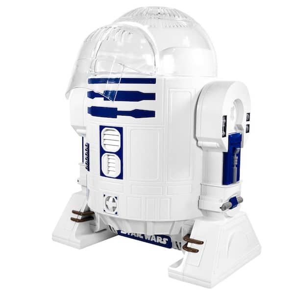 Uncanny Brands Star Wars R2D2 Popcorn Maker- Fully Operational Droid  Kitchen  840790111292