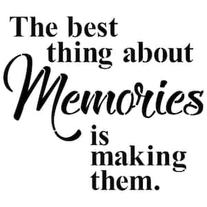 "Making Memories" Saying Stencil & Free Bonus Stencil