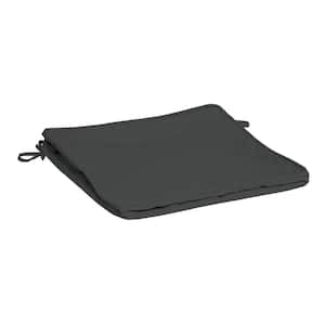 ProFoam 18 in. x 18 in. Outdoor Dining Seat Cushion Cover in Slate Grey
