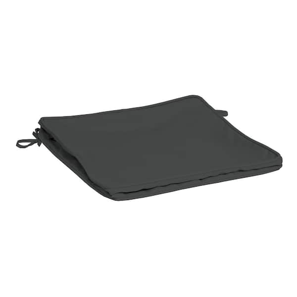 ARDEN SELECTIONS ProFoam 18 in. x 18 in. Outdoor Dining Seat Cushion Cover in Slate Grey