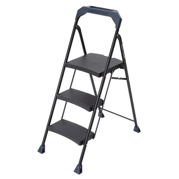 Gorilla Ladders 3-Step Steel Step Stool with 250 lb. Load Capacity Type I Duty Rating