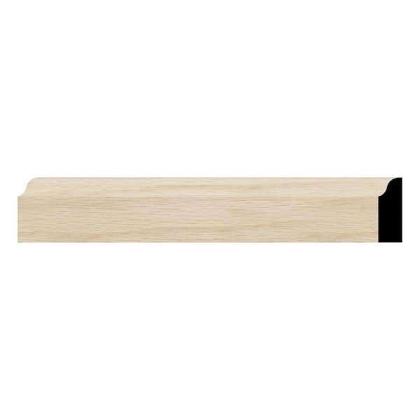 WM916 0.38 in. D x 1.25 in. W x 96 in. L Wood (White Oak) Ogee Casing Moulding