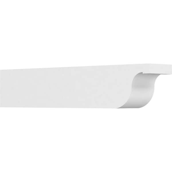 Ekena Millwork 5 in. x 6 in. x 30 in. Standard Del Monte Architectural Grade PVC Rafter Tail Brace