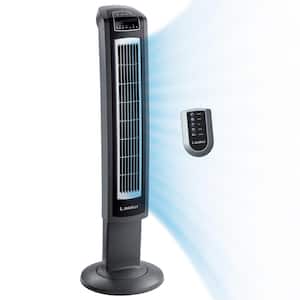 42 in. Electronic Oscillating 3-Speed Tower Fan with Remote Control and Fresh-Air Ionizer
