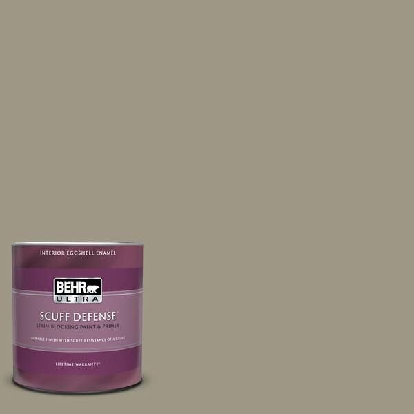 BEHR ULTRA 1 Qt. #PPU8-20 Dusty Olive Extra Durable Eggshell Enamel ...