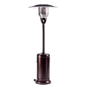 50,000 BTU Hammered Stainless Steel Propane Outdoor Flame Patio Heater