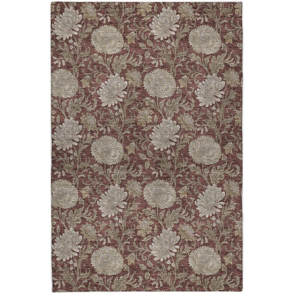 Dream Shag Premium Machine Washable Abstract ADS677 Merlot 10 ft. x 14 ft. Area Rug price history on PriceWatchPro