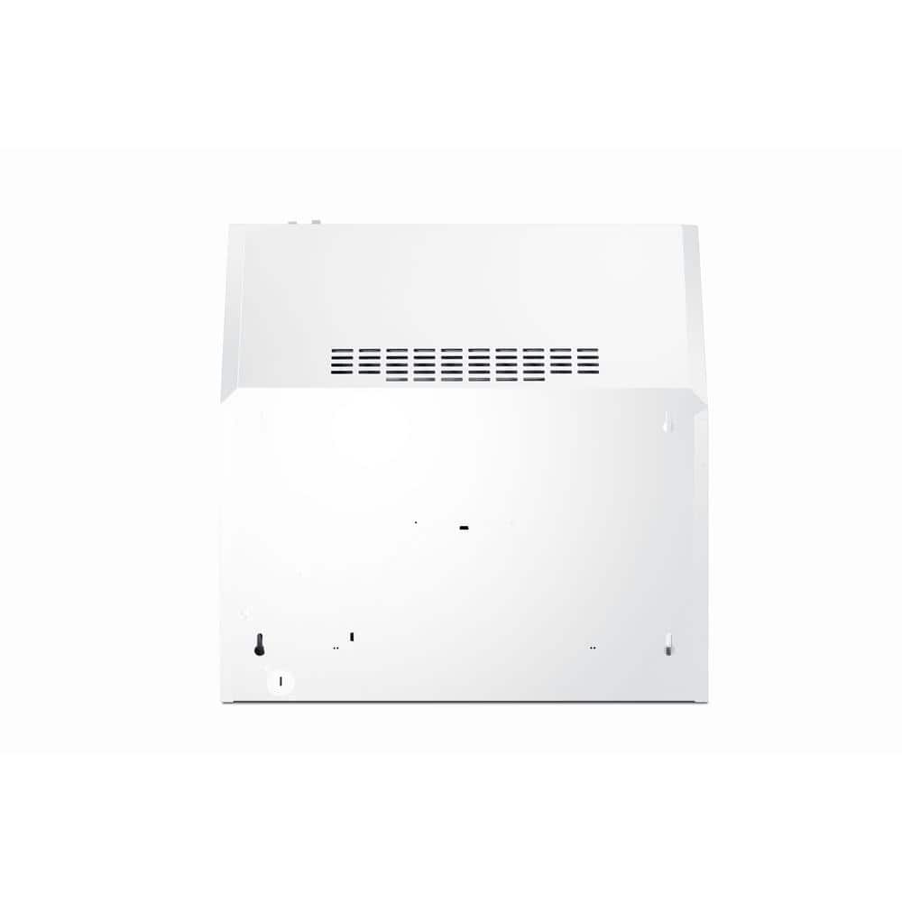 20" White Stainless Steel Convertible Under Cabinet Range Hood