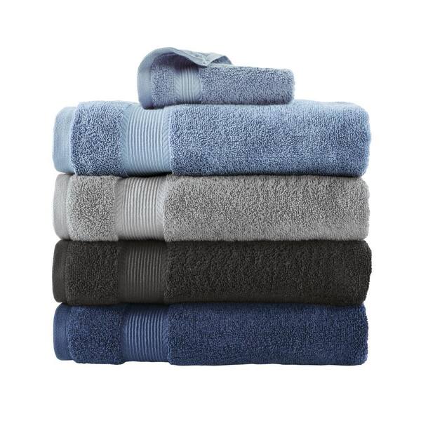   Brand – Pinzon 6 Piece Pima Cotton Bath Towel Set - Spa  Blue : Home & Kitchen