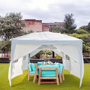 10 ft. x 20 ft. Heavy Duty Pop Up Outdoor Folding Canopy Tent Shelter Waterproof Gazebo for Party Wedding Patio Events