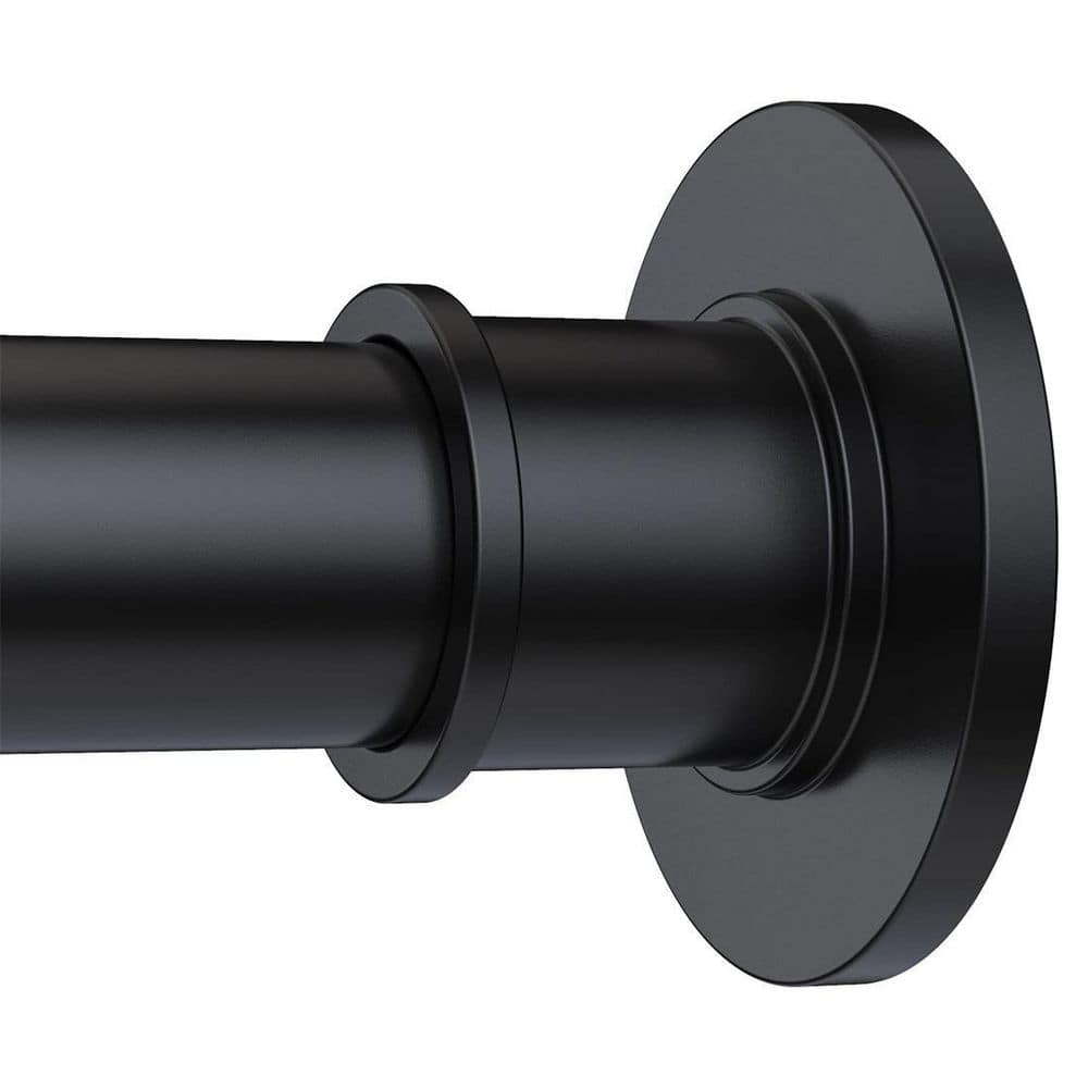 Dracelo 43 in. Stainless Steel Tension Mounted Adjustable Heavy Duty