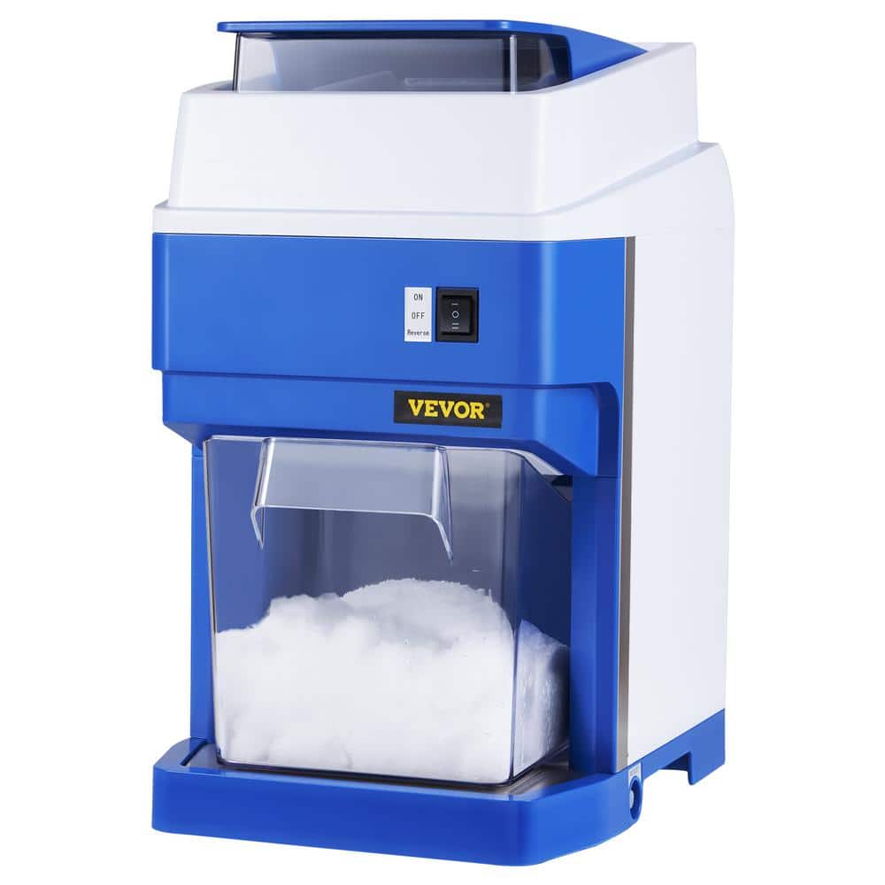 VEVOR 1150 oz. Commercial Ice Crusher 440 LBS/H 300W Black Snow Cone  Machine Stainless Steel Shaved Ice Machine, 110V SBJ300XTDBK000001V1 - The  Home Depot