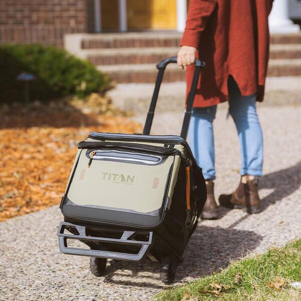 ITOPFOX 100 lb. Insulated and Wheeled Soft-Side Cooler