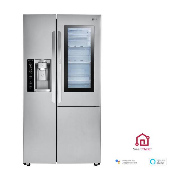 トップス IFSIXWASNINE/MINIMUM-D/LG LG LSXC22486S 36 Inch Smart Side by Side Refrigerator with 21.7 cu