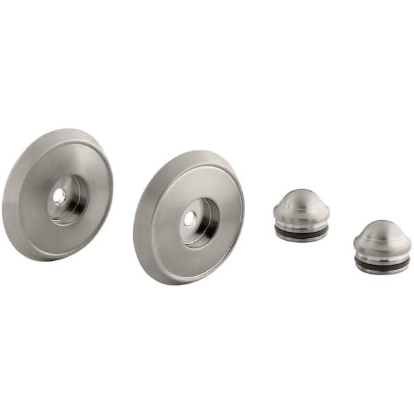 Forte/Bancroft Single Handle Slide Bar Trim Kit in Vibrant Brushed Nickel (Valve Not Included)