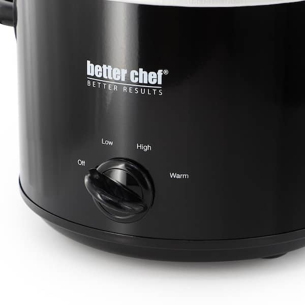 Better Chef 3 qt. Slow Cooker with Removable Stoneware Crock in
