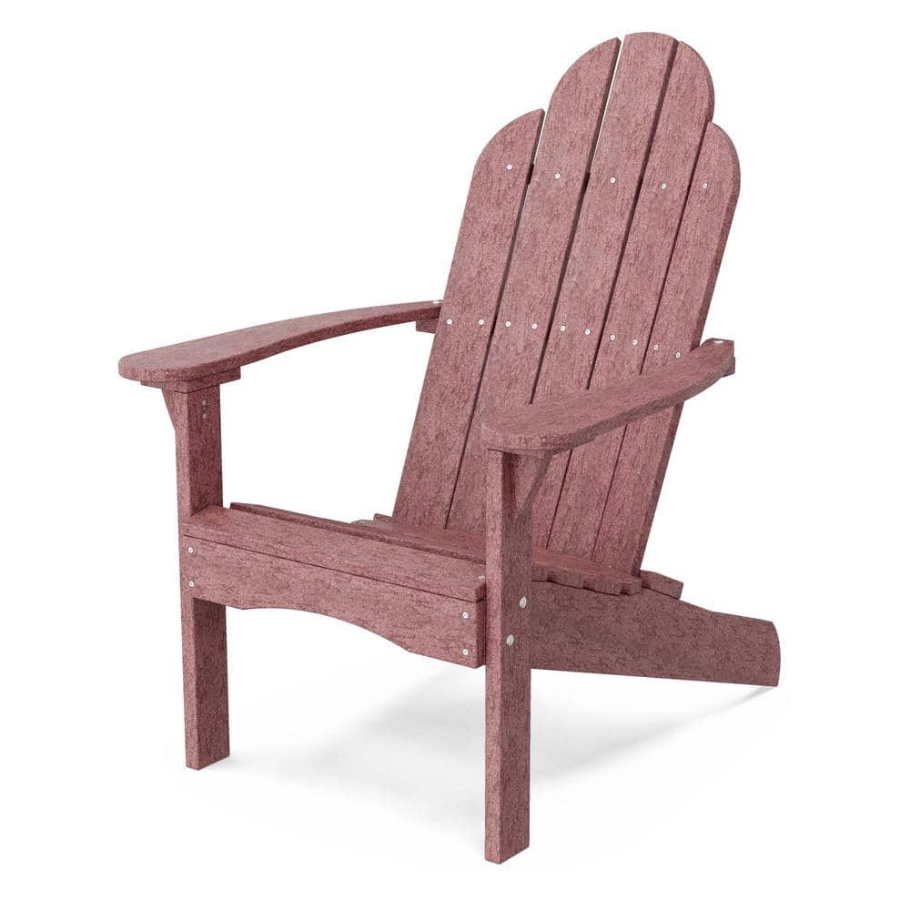 Wildridge Classic Cherrywood Plastic Outdoor Adirondack Chair LCC