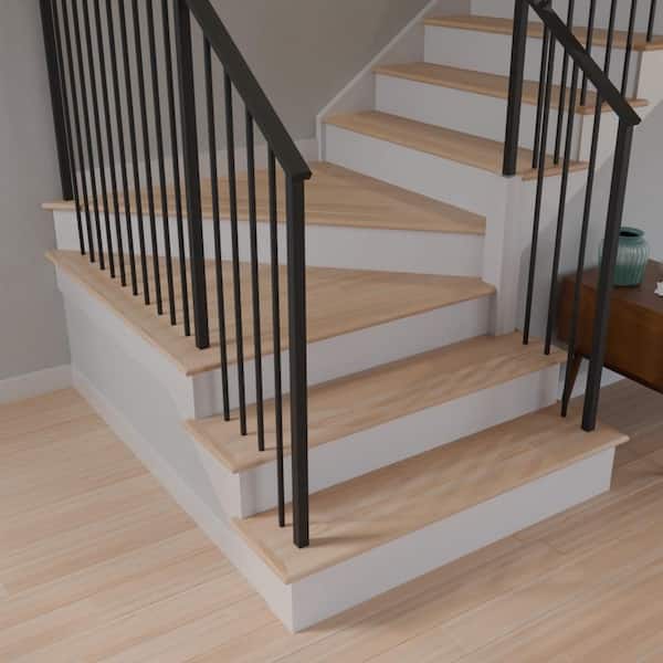 0.75 in. x 3.5 in. x 48 in. Unfinished Red Oak Wood Stair Landing Tread