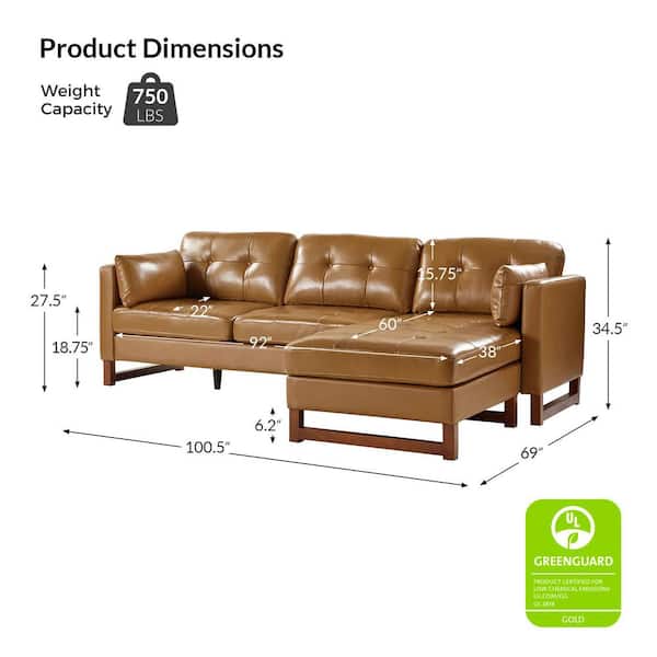 JAYDEN CREATION Dimitri Mid-century Genuine Leather