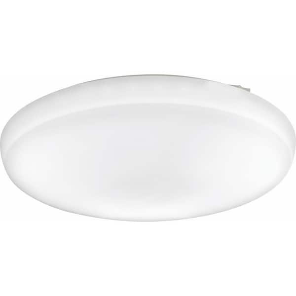 Lithonia Lighting Low Profile Round 20 in. White LED Flush Mount Light Fixture