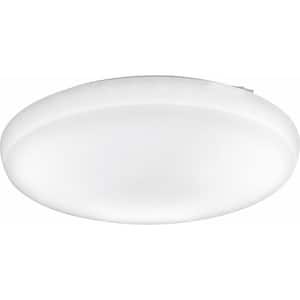 Low Profile Round 20 in. White LED Flush Mount Light Fixture
