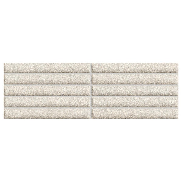 Spanish Deco Zenstone Porcelain 6 in. x 6 in. Floor and Wall Tile Almond - Sample
