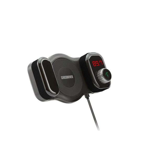 midtergang grå lufthavn CAR AND DRIVER Vent Phone Holder & Bluetooth Hands-Free FM Transmitter  CAD-9900 - The Home Depot