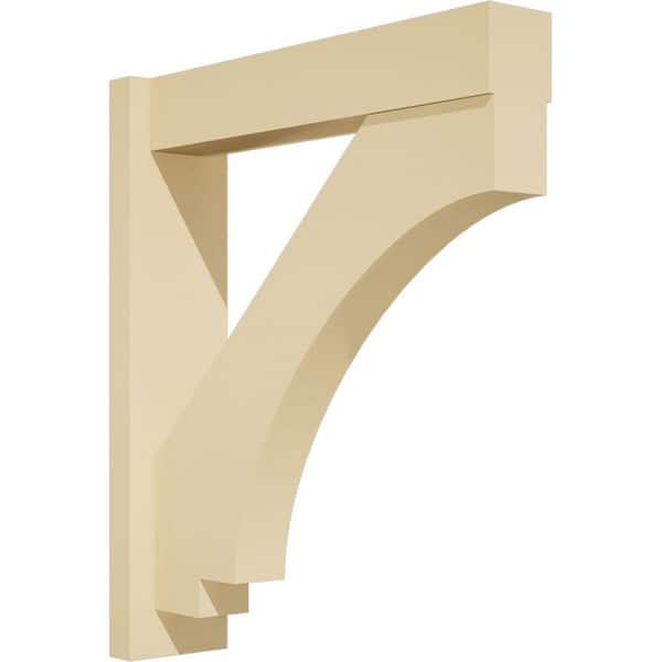 Ekena Millwork Imperial 5 in. W x 24 in. H x 24 in. D Signature Urethane Polyurethane Outlooker with Traditional Ends