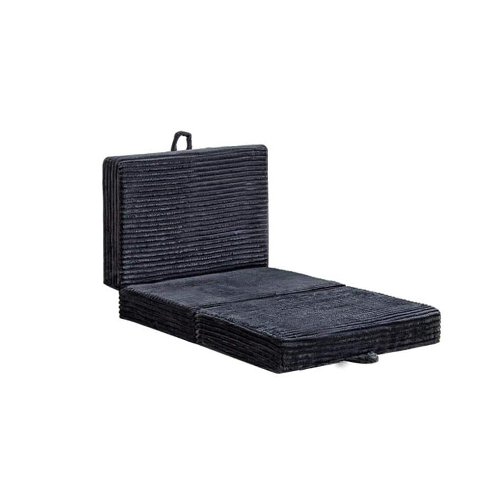 3 in 1 Twin Gray Corduroy Foldable Futon Ottoman, Multi-Function Floor Sofa Cushion, Portable Fold Up Guest Lounge Sofa price history on PriceWatchPro