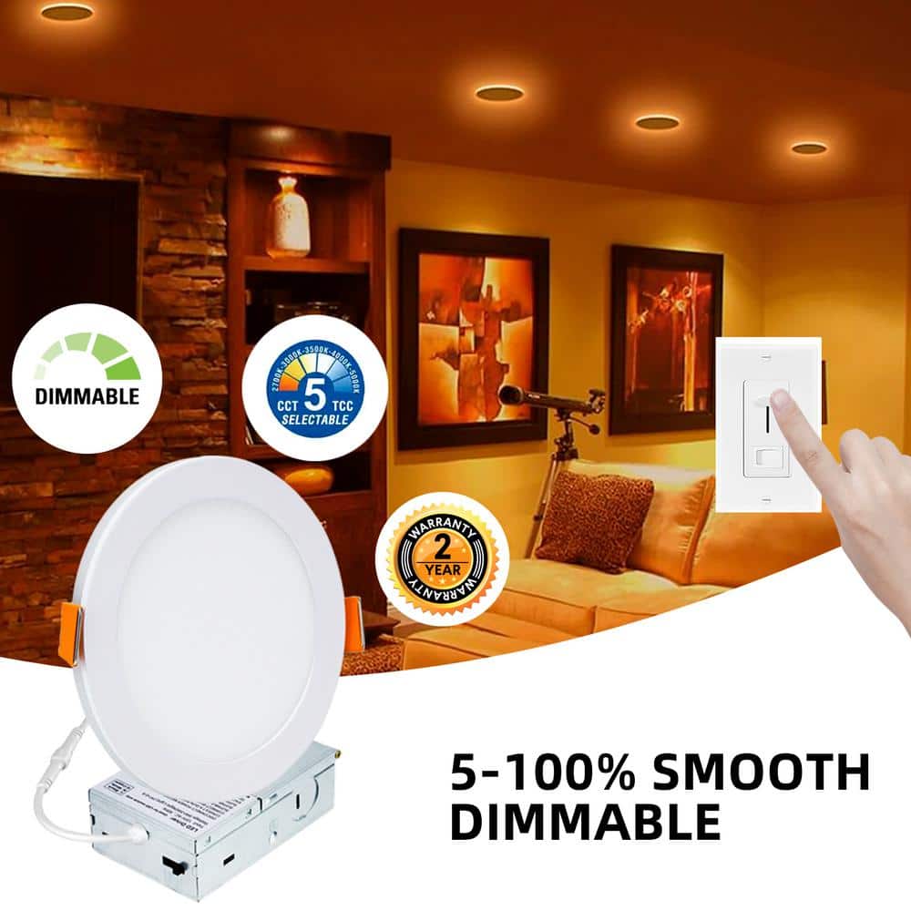 Bronze Hardwired LED Outdoor Wall Pack Light with Dusk-to-Dawn Sensor
