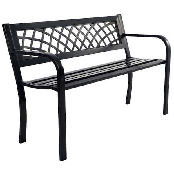 Cisvio Bench Deck with Metal Frame for Outdoor Glider