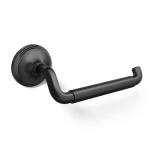 KOHLER Paces Matte Black Bathroom Faucet, Towel Ring, Toilet Paper ...