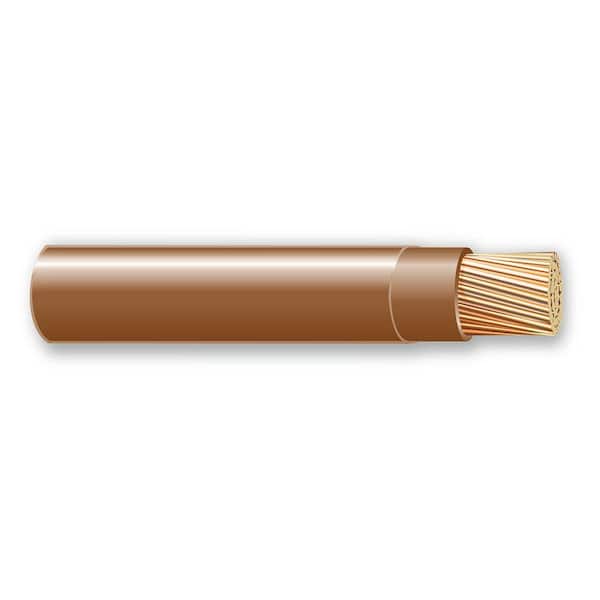 500 ft. 14 Gauge Brown Stranded Copper THHN Wire