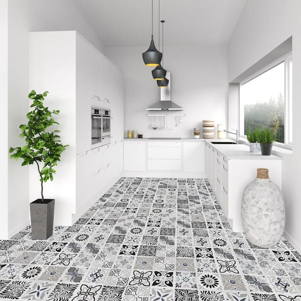Home Decorators Collection Bailey Rain 12 MIL x 12 in. W x