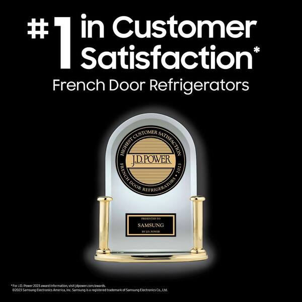 Samsung RF32CG5100MT 36 Inch Smart 3-Door French Door Refrigerator