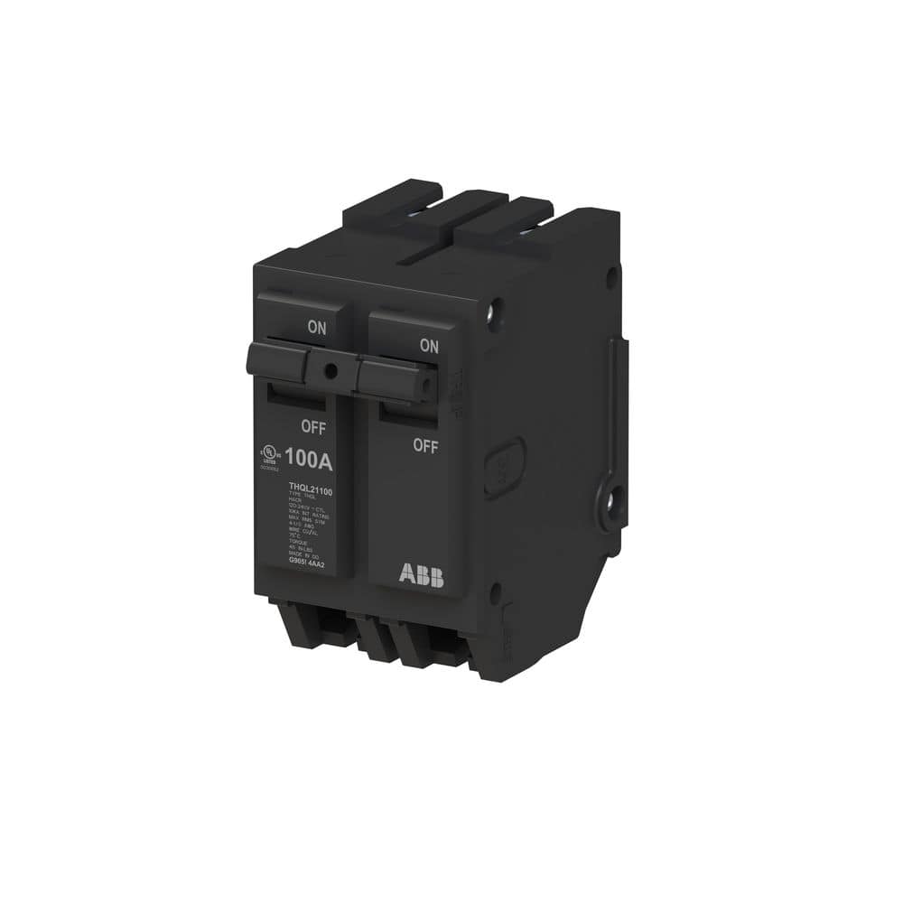 ABB 100 Amp 1 in. Double-Pole Circuit Breaker (THQL21100PA