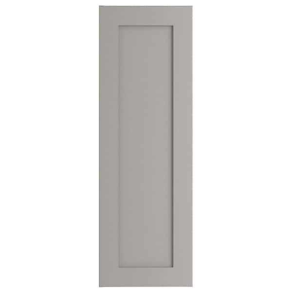 Hampton Bay Edson Shaker Assembled 12x36x12.5 in. Wall Cabinet in Gray