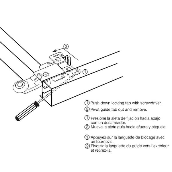 Prime-Line Panel Wardrobe Door Roller, Acme Doors, 7/8 in. roller