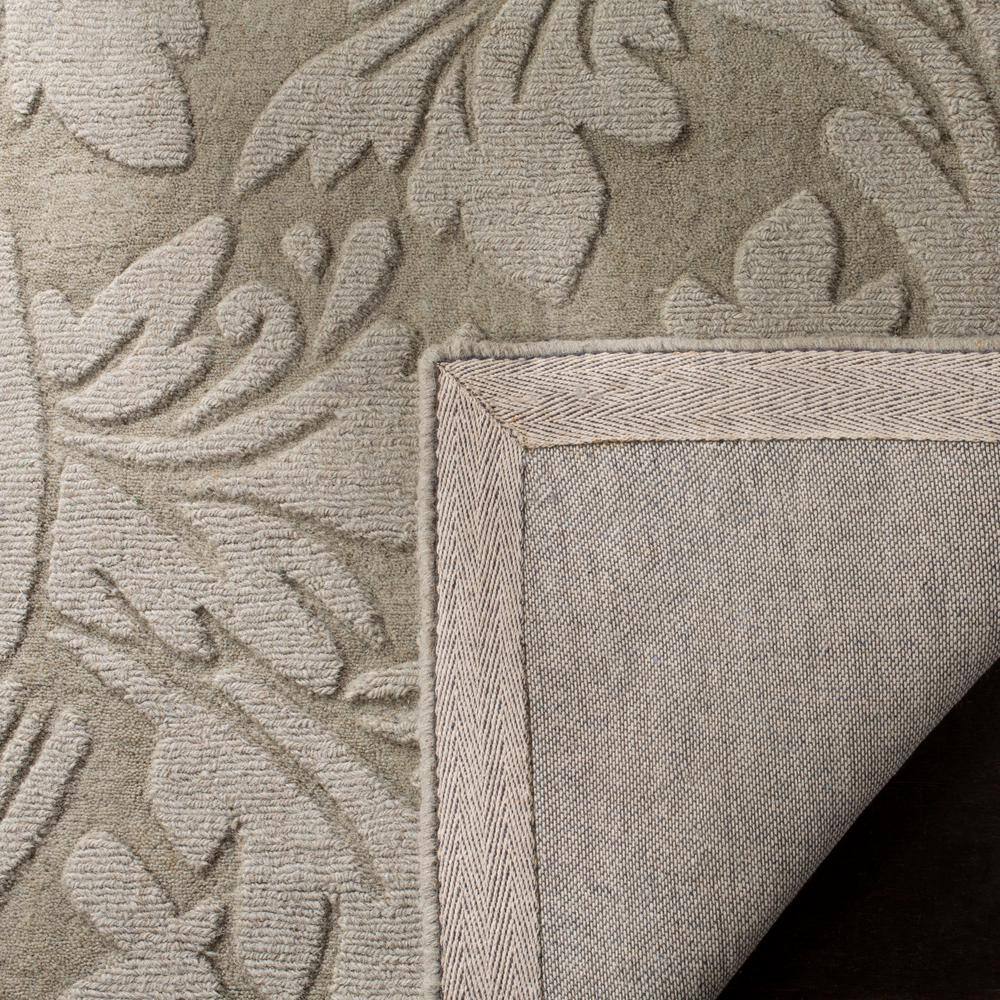 Sage Elegance Hand-Loomed Wool 4' x 6' Tufted Area Rug