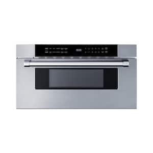 30 in. 1.2 cu. ft. Built-in Drawer Microwave in Stainless Steel