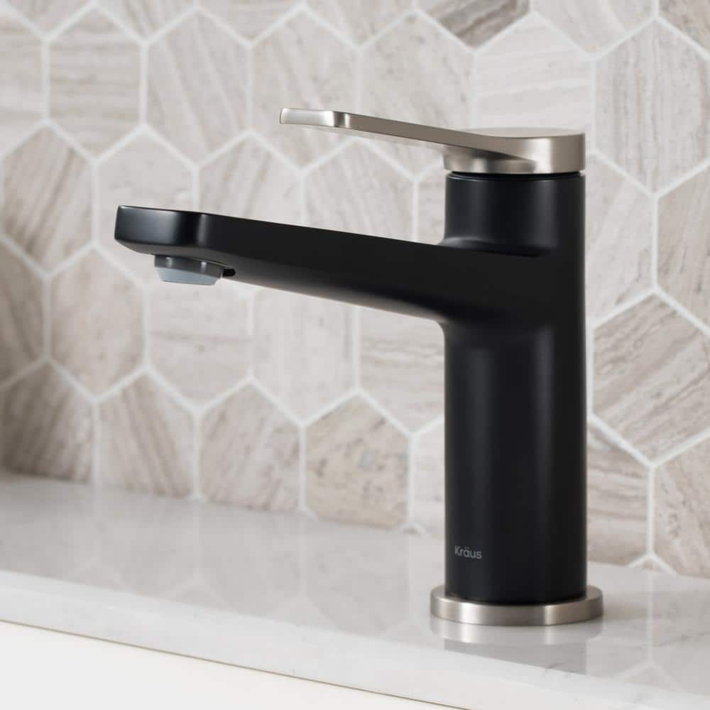 Slimline Indy 6.75" Spot Free Stainless Steel Single Handle Bathroom Faucet
