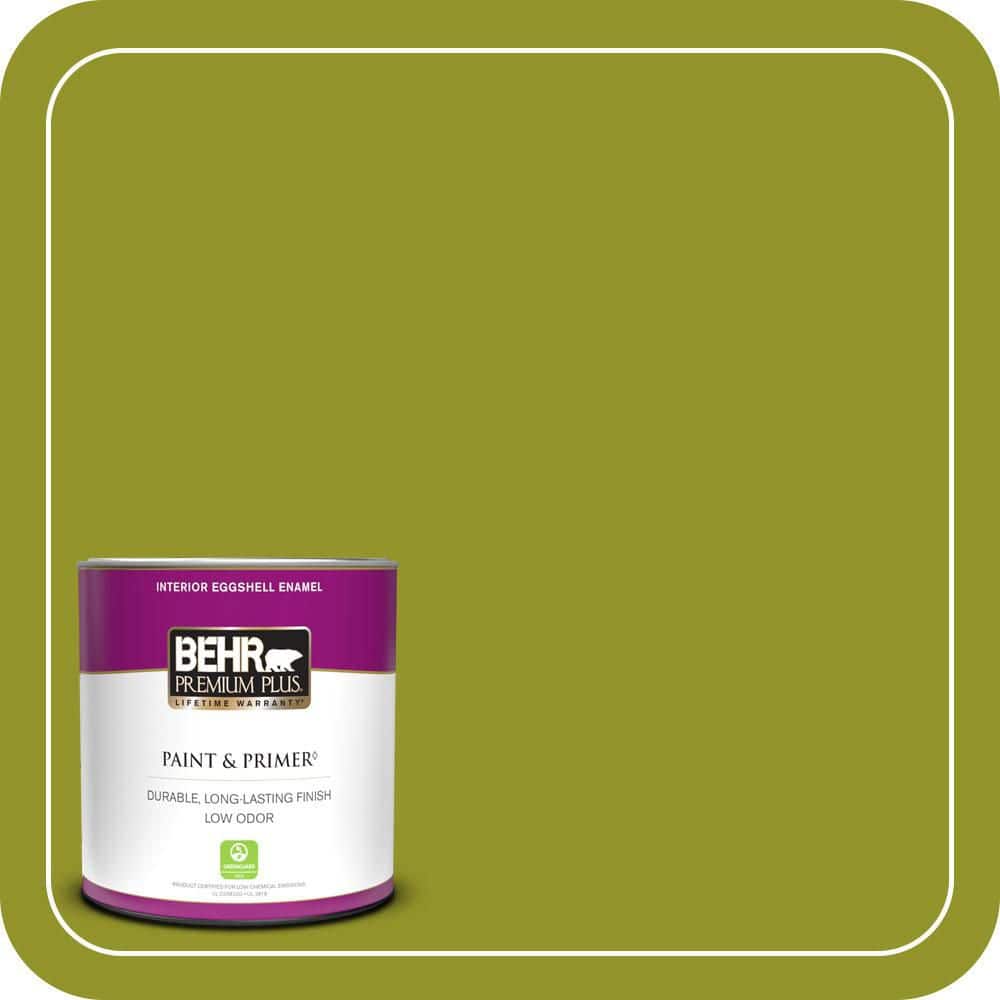 1 qt. #P350-7 Lazy Lizard Eggshell Enamel Low Odor Interior Paint & Primer price history on PriceWatchPro